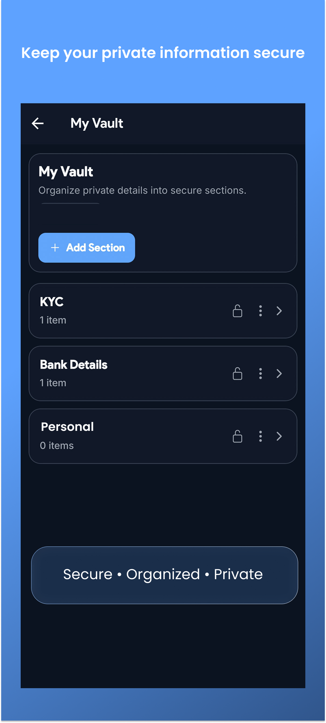 dScribe vault screen